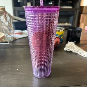 Starbucks Purple Studded Tumbler with Iridescent Accents